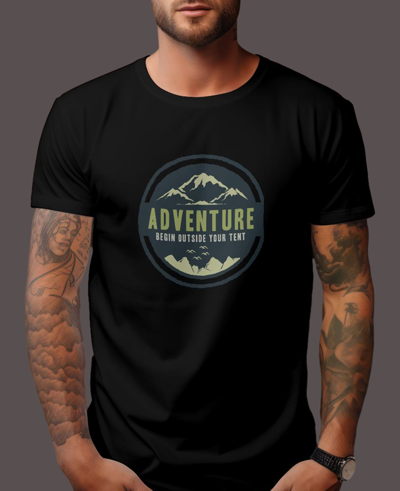 Men's Classic T-shirt Adventure Graphic Print