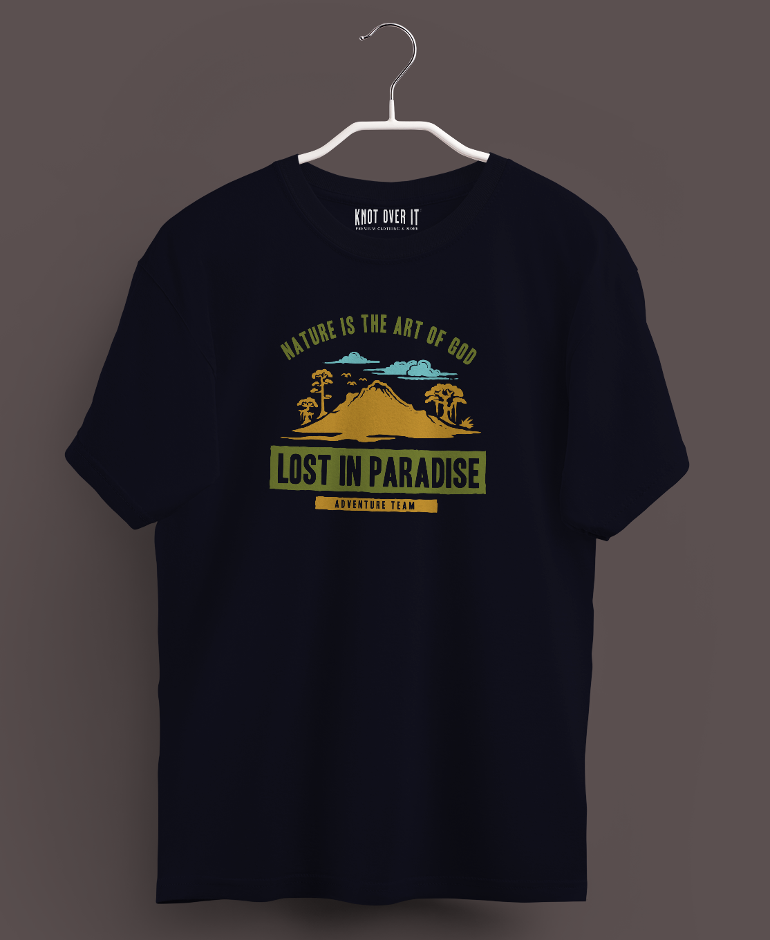 Men's Classic T-shirt Nature Is God's Art Graphic Print - Image 3