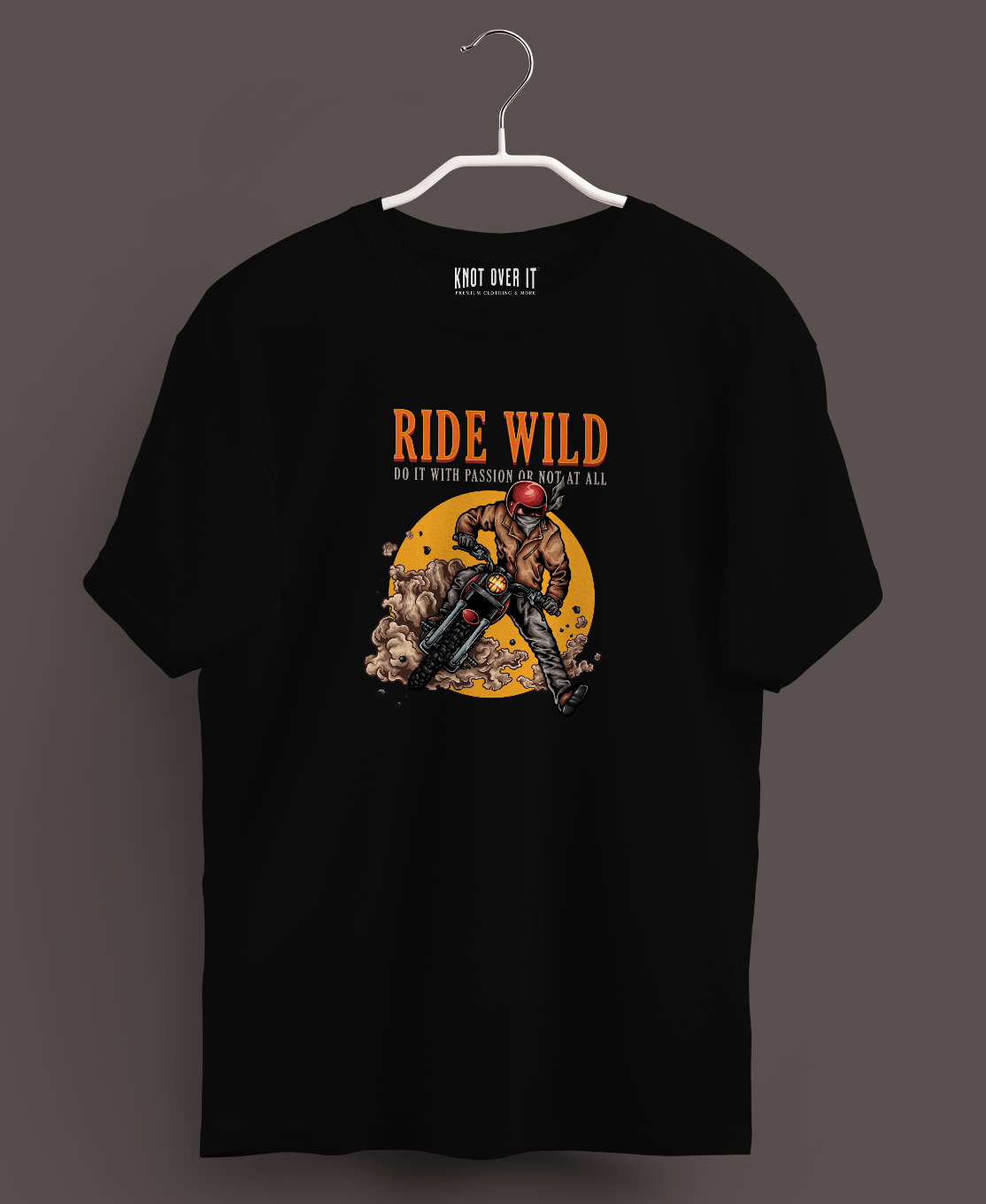 Men's Classic T-shirt Ride Wild Graphic Print - Image 2
