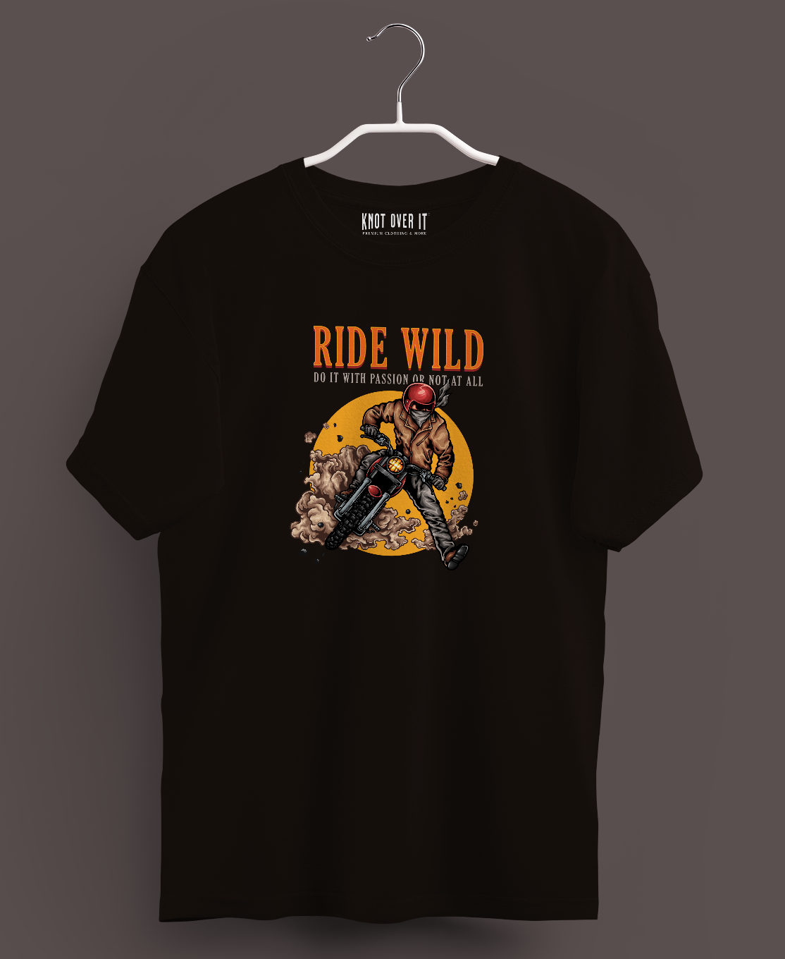 Men's Classic T-shirt Ride Wild Graphic Print - Image 4