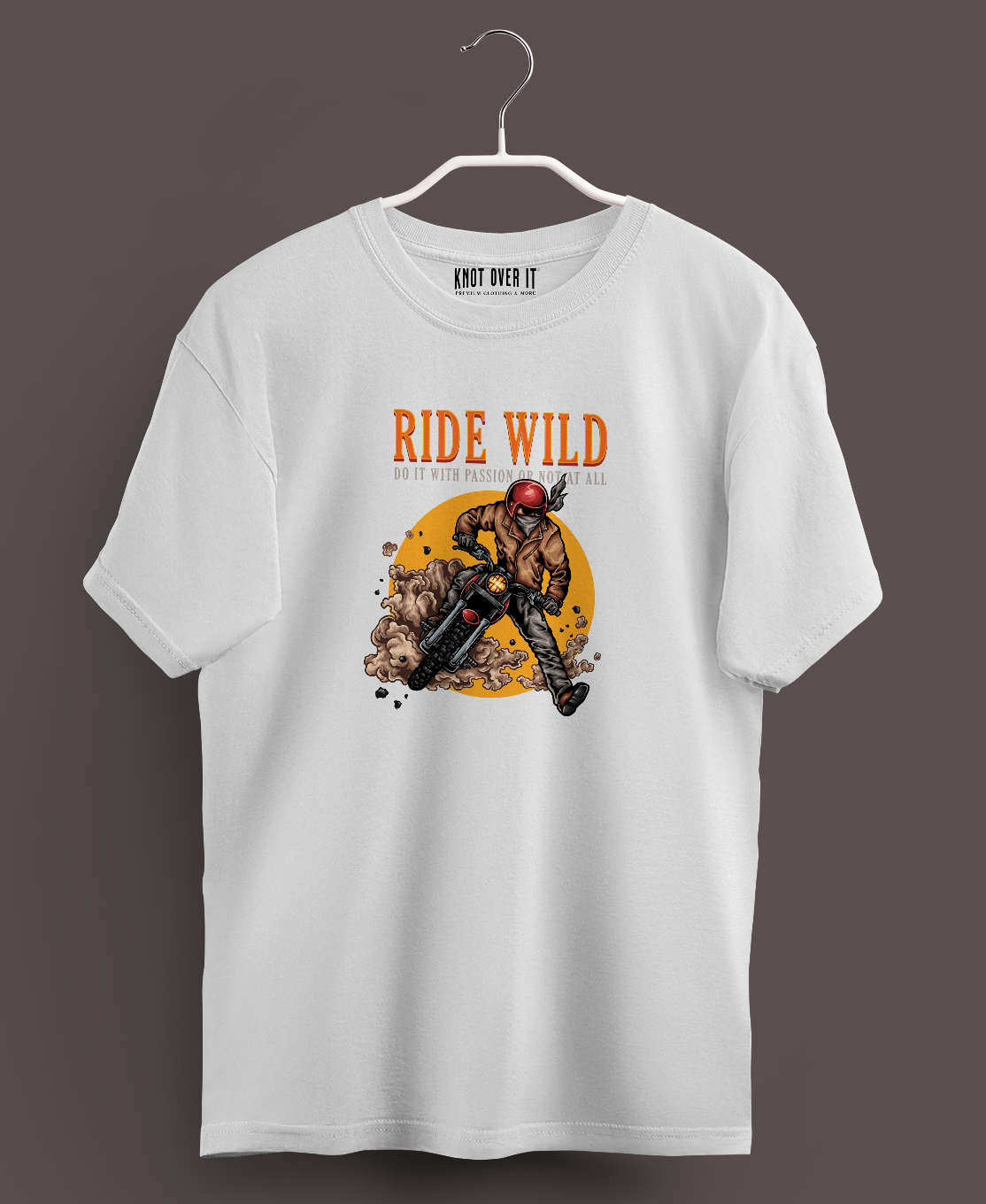 Men's Classic T-shirt Ride Wild Graphic Print - Image 3