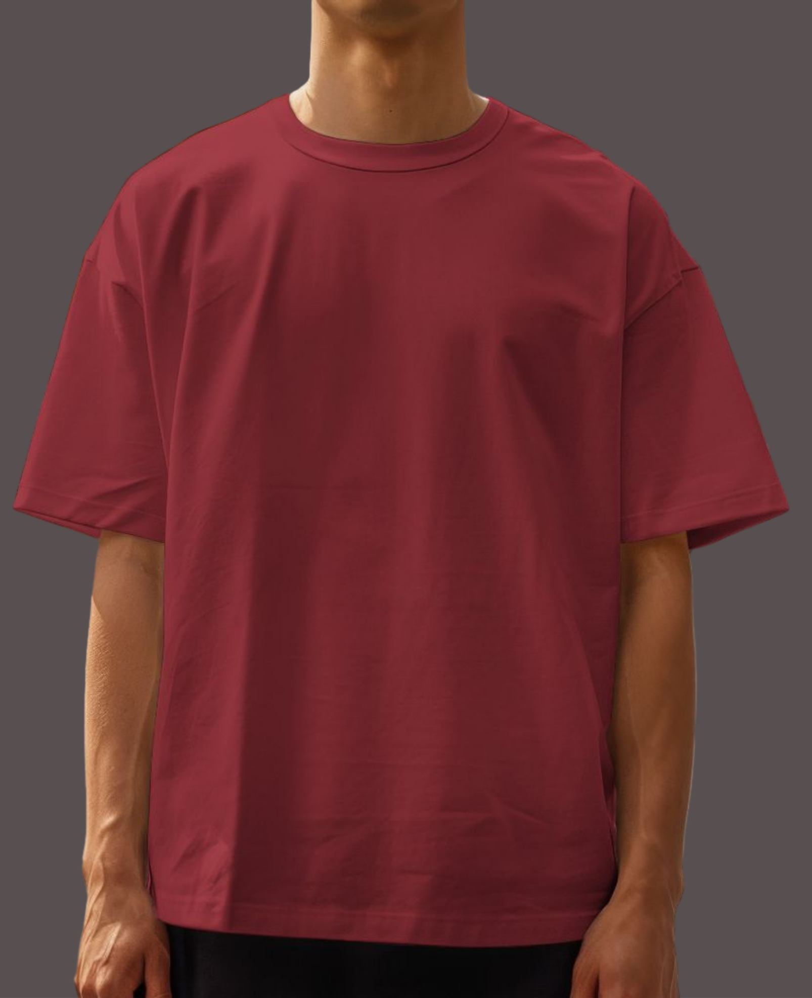 Men's Oversized T-shirt Plain Solid Colour