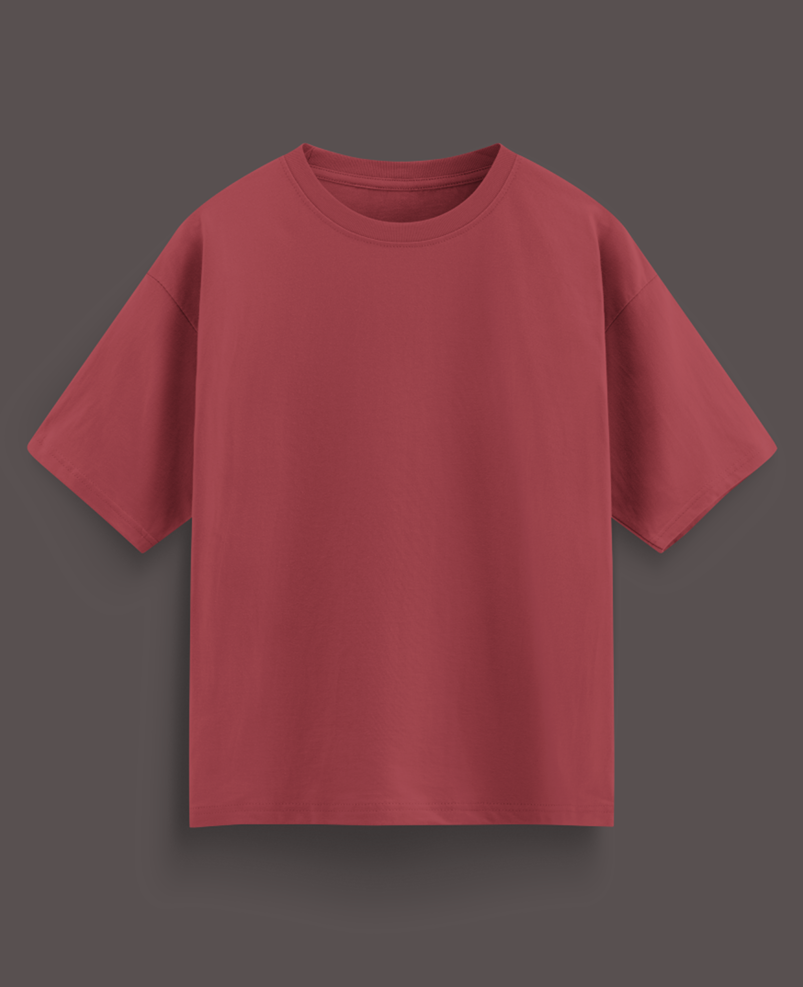 Women's Oversized T-shirt Plain Solid Colour - Image 2